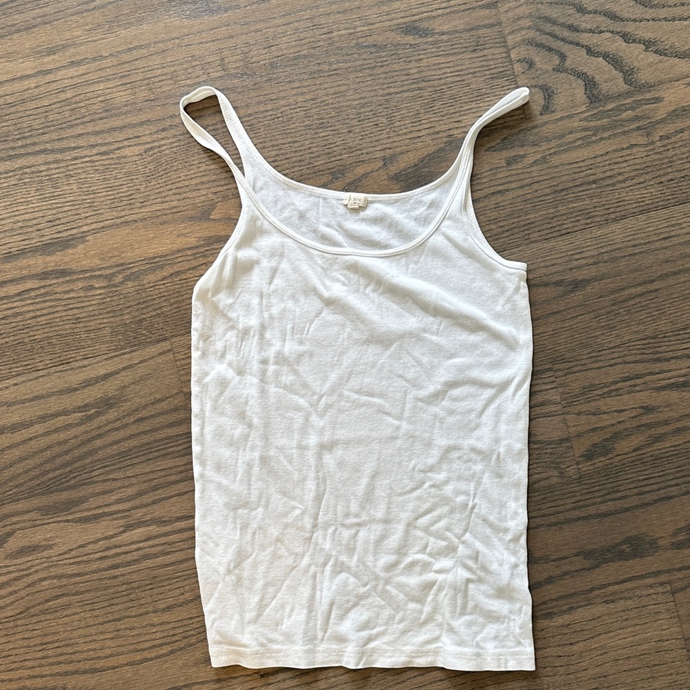 J. Crew White Camisole Top